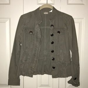Army Green Denim Jacket